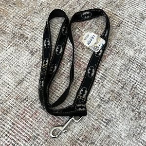 Batman dog leash 4ft X 1 inch NWT